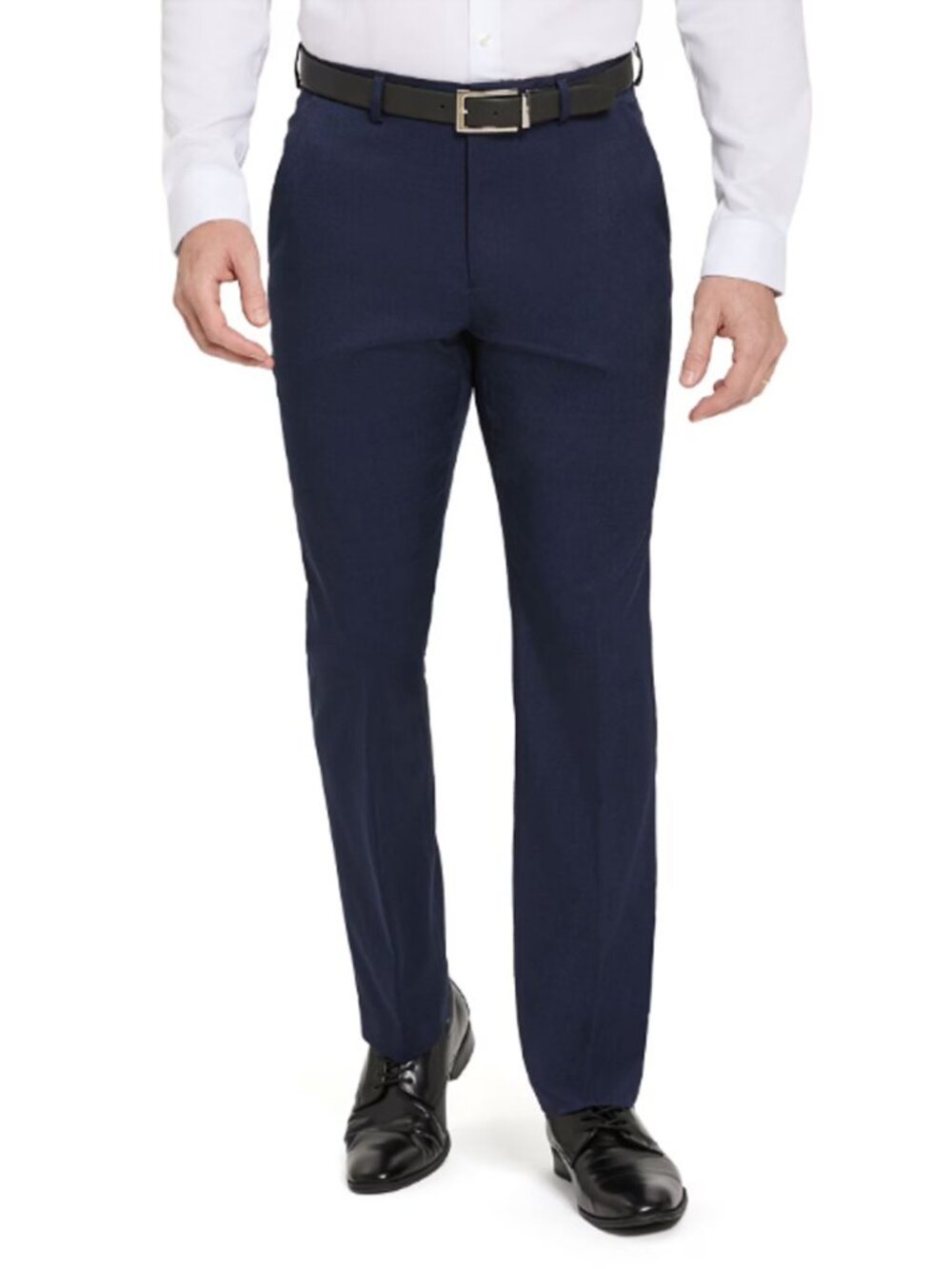 2/$20 💥🆕 DKNY Men's Performance Navy Modern Fit Dress Pants | 42x32" | 7349